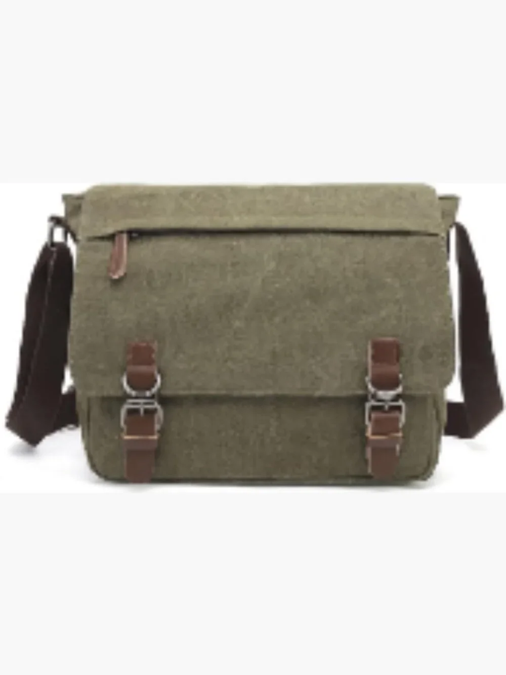 Vintage Canvas Messenger Bag Large Travel Crossbody Laptop Bag